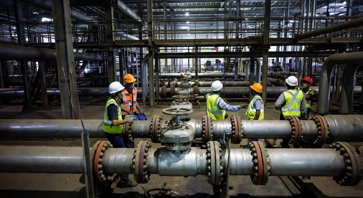 Industrial Pipeline Work Services for Factories | New Bharat Infratech